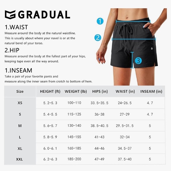 G GRADUAL - Gray Pull On Shorts - Picture 12 of 12